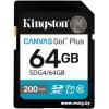 Kingston 64GB SDXC Canvas Go Plus Gen4 SDG4/64GB