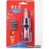 Набор отвертка с битами P.I.T. Advance HSDR04-0007 (7 предметов)