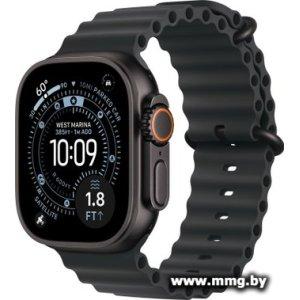 Apple Watch Ultra 3 LTE 49 мм (титановый корпус, черный/черный, ремешок из эластомера)