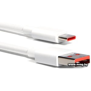 Кабель Xiaomi 6A USB 2.0 Type-A/Type-C BHR4915CN (1 м, белый)