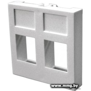Накладка для розетки Lanmaster LAN-SIP-24R-WH